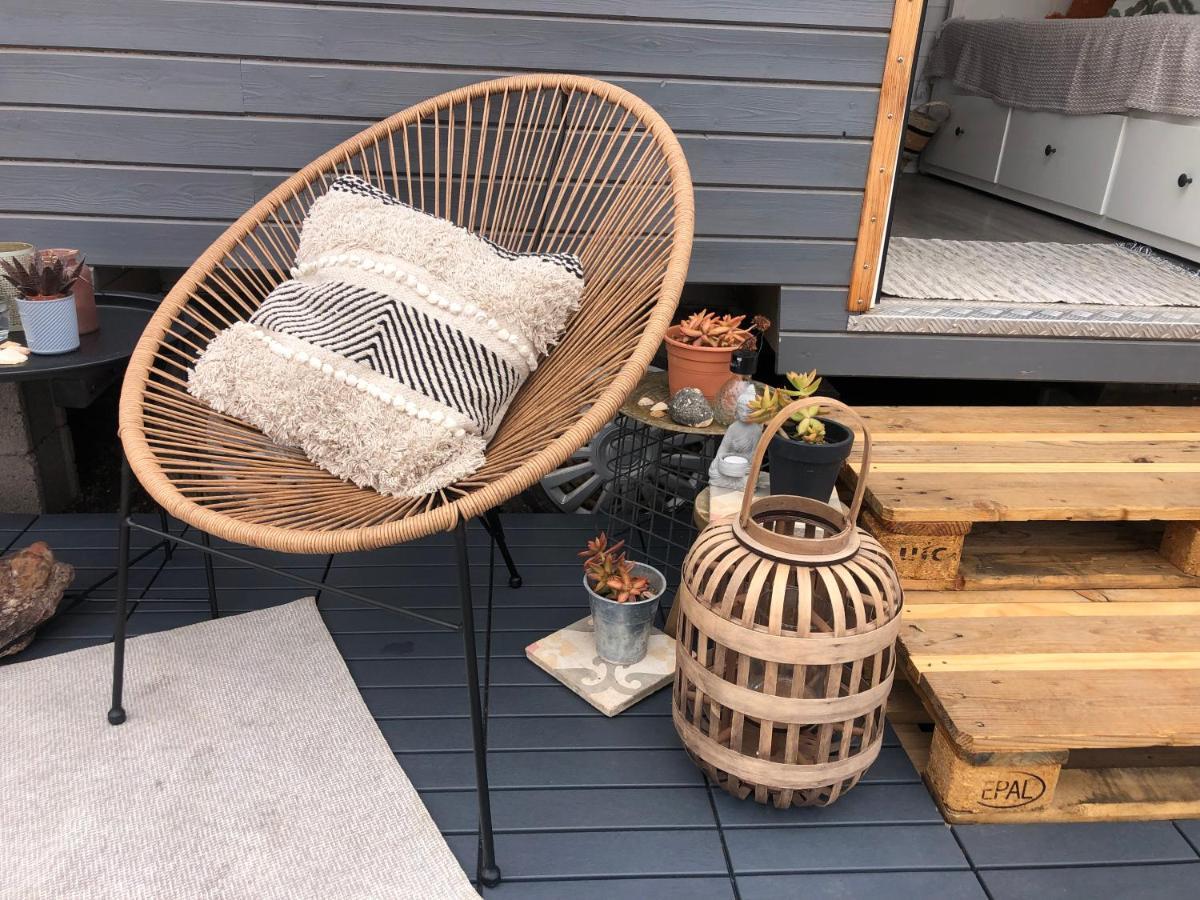 Tinyhouse Luna With Ac, Bbq And Beautiful View La Vegueta Exterior photo